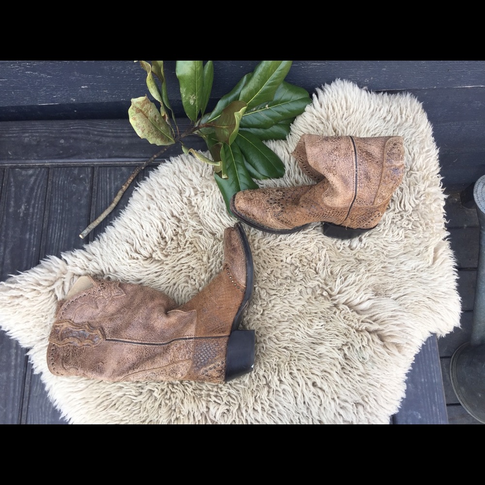 Sonora snake skin authentic western boots